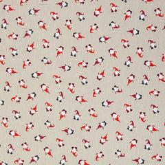 Dekostoff Ember Weihnachtszwerge