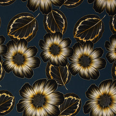 Modal French Terry Murcia Blüten