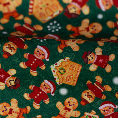Baumwoll Webware Holly Jolly