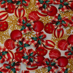 Baumwoll Webware Holly Jolly