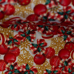 Baumwoll Webware Holly Jolly