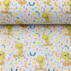 Lizenz Baumwoll Popeline Looney Tunes