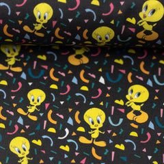 Lizenz Baumwoll Popeline Looney Tunes