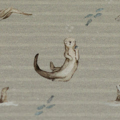 Baumwolljersey Küstenliebe Otter by Christiane Zielinski