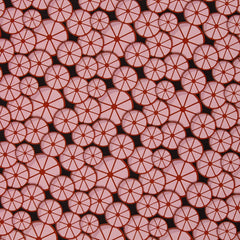 Reststück:1,80 m - Canvas Lemons by Cherry Picking hellrosa