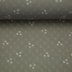 Lochstrick Jersey Alva Ajour Blümchen