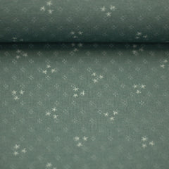 Lochstrick Jersey Alva Ajour Blümchen