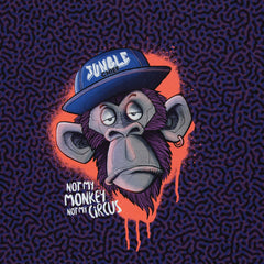Panel Baumwolljersey Urban Monkey by Thorsten Berger