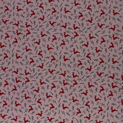 Baumwoll Webware Belle Rentiere vintage rosa