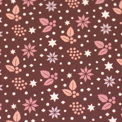 Baumwoll Webware Belle bordeaux