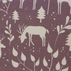 Baumwolljersey Mini Winter altrosa/flieder