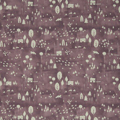 Baumwolljersey Mini Winter altrosa/flieder