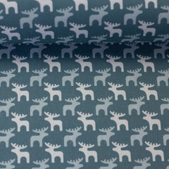 Baumwoll Webware Björn petrol