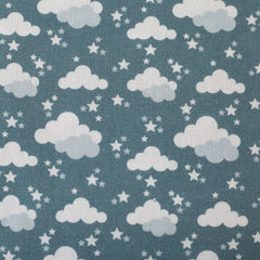 Baumwoll Webware Björn petrol