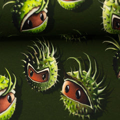 French Terry Chestnut Friends Kastanien by Thorsten Berger