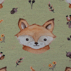 French Terry Forest Friends by Christiane Zielinski - Fuchs