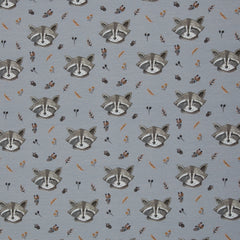 French Terry Forest Friends by Christiane Zielinski - Waschbär