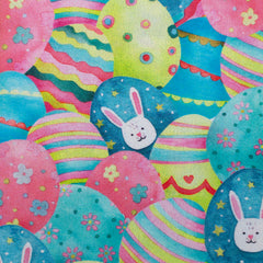 Baumwoll Webware Happy Easter