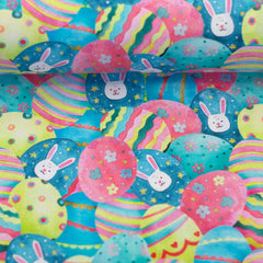 Baumwoll Webware Happy Easter