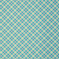 Baumwoll Webware Happy Easter Weiß/Türkis