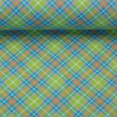 Baumwoll Webware Happy Easter Grün