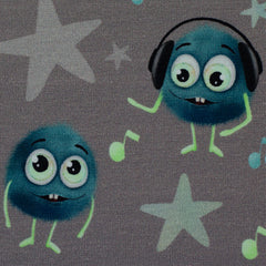 Baumwolljersey Monsta by mrs. Mint Design