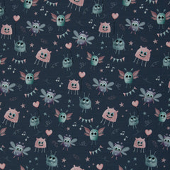 Baumwolljersey Monsta by mrs. Mint Design