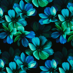 French Terry Volzel Blumen