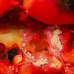 French Terry Volzel Marmor Aquarell