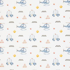 Baumwolljersey Samern Fahrzeuge