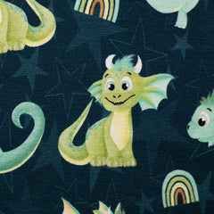 Baumwolljersey Fantastische Zauberwelten by mrs. Mint Design