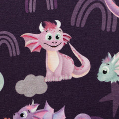 Baumwolljersey Fantastische Zauberwelten by mrs. Mint Design