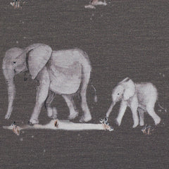 Baumwolljersey Wild Animals Elefanten by Christiane Zielinski
