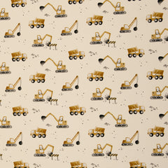 Baumwolljersey Achtung Baustelle by Sabine Marschall