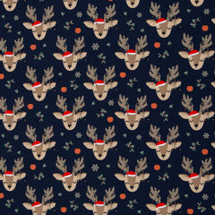 Sweatshirtstoff Holly Rentiere