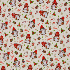 Sweatshirtstoff Holly Weihnachtswichtel