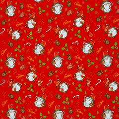 Sweatshirtstoff Holly Weihnachtswichtel