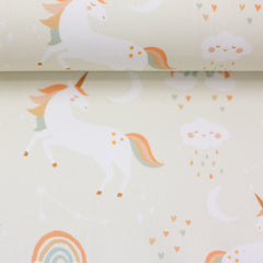 Baumwoll Webware Timu Einhörner