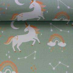 Baumwoll Webware Timu Einhörner