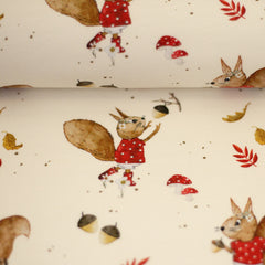 Bauwolljersey Hello Autumn by Sabine Marschall