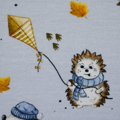Bauwolljersey Hello Autumn by Sabine Marschall