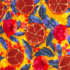 Double Slub Musselin Pomegrenate by Bienvenido Colorido