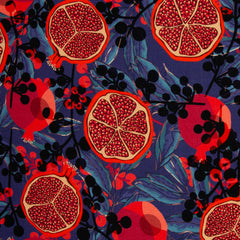 Double Slub Musselin Pomegrenate by Bienvenido Colorido