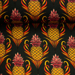 Viskose Webware Pineapple Bloom by Bienvenido Colorido