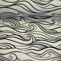 Baumwolljersey New Waves by Käselotti