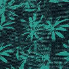 Piqué Baumwolljersey Botanical by Thorsten Berger