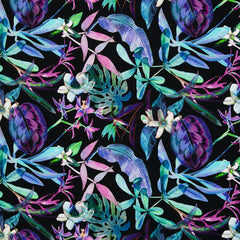 Modal French Terry Flowers