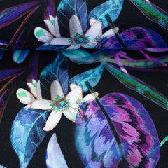 Modal French Terry Flowers