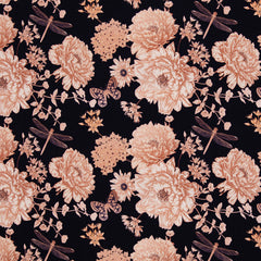 Modal French Terry Flowers