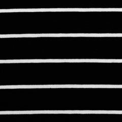 Baumwolljersey Isa Streifen - 299 schwarz